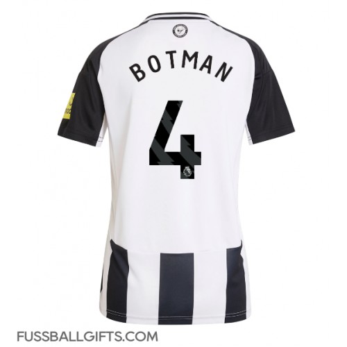 Newcastle United Sven Botman #4 Fußballbekleidung Heimtrikot Damen 2024-25 Kurzarm